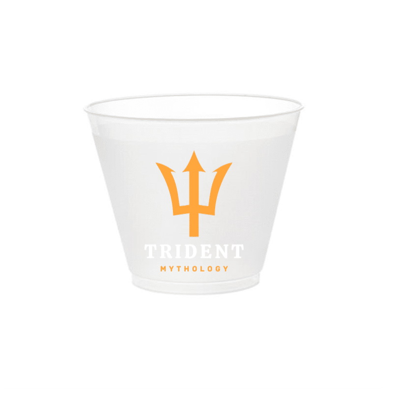 9 oz. Frosted Plastic Cup